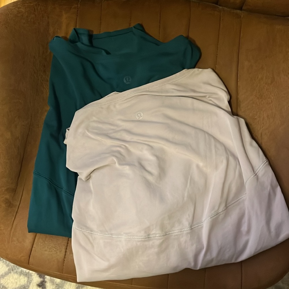 2 lululemon Back in Action Short-sleeve Shirts